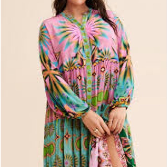 Anthropologie Sidhathha Bansel seven heaven dress size small new without tags - Picture 3 of 10